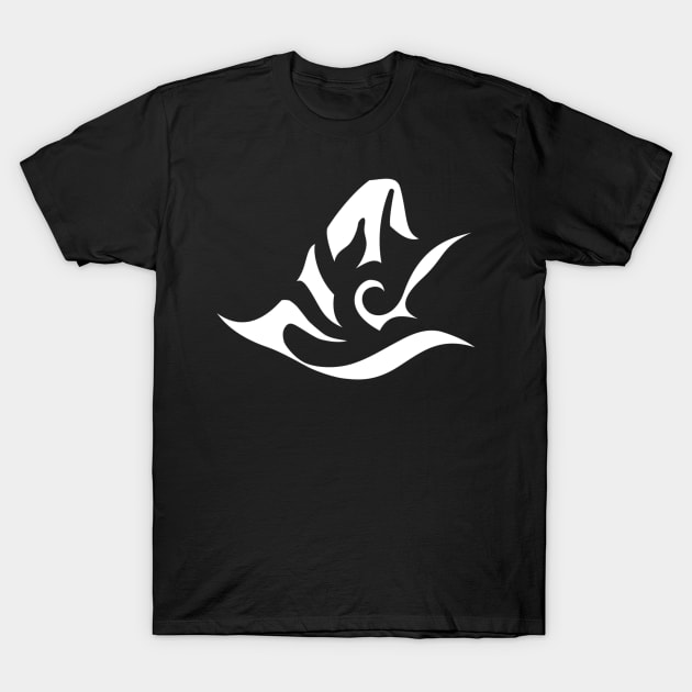 Black Desert Witch Class Icon T-Shirt T-Shirt by Jaxilar